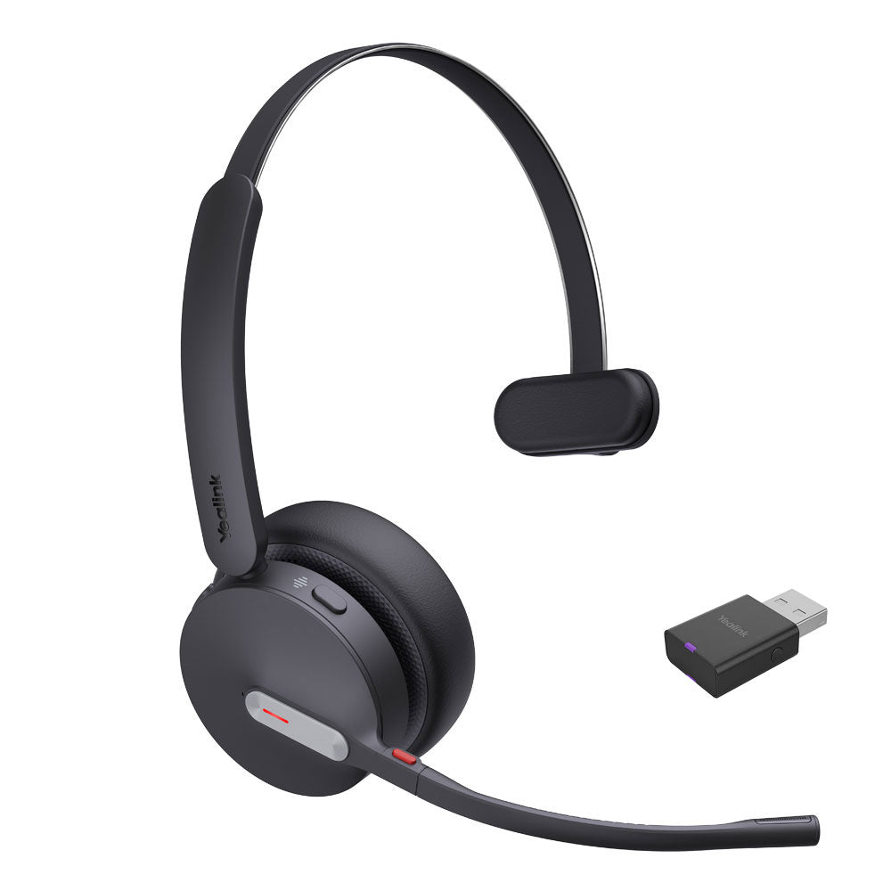 Yealink WH64 Hybrid Mono ワイヤレスヘッドセット Yealink WH64 Mono UC Hybrid Wireless Headset - IP Phone