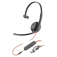 Poly Blackwire 3215 USB-C/A Monaural Headset