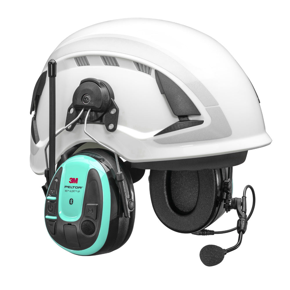 3M™ PELTOR™ WS ALERT XP+ Bluetooth FM Radio Helmet Mount H– Best4Headsets