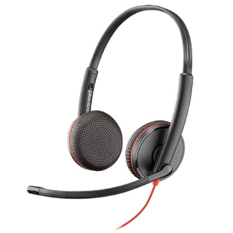Plantronics Blackwire C3225 USB-A / 3.5mm Binaural Headset - Refurbished