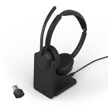 Jabra Evolve3 45 Teams USB-C Stereo Headset - Inc Charging Stand