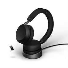 Jabra Evolve2 75 USB UC Stereo Headset, Including Charging Stand