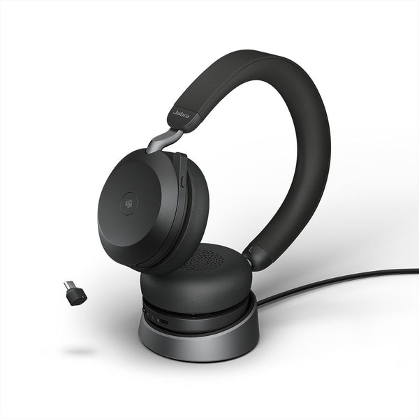 エ*m様 Jabra Evolve2 75 ワイヤレスヘッドセット evolve2-75-usb-c-ms-stand-
