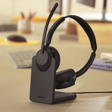 Jabra Evolve3 45 UC USB-A Stereo Headset - Inc Charging Stand