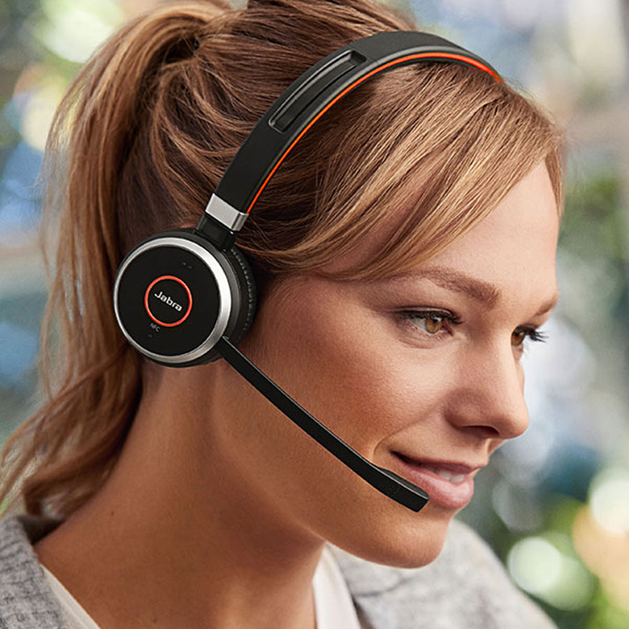Jabra Evolve 65 SE MS Stereo ヘッドセット Jabra Evolve 65 SE Bluetooth Stereo Headset– Best4Headsets