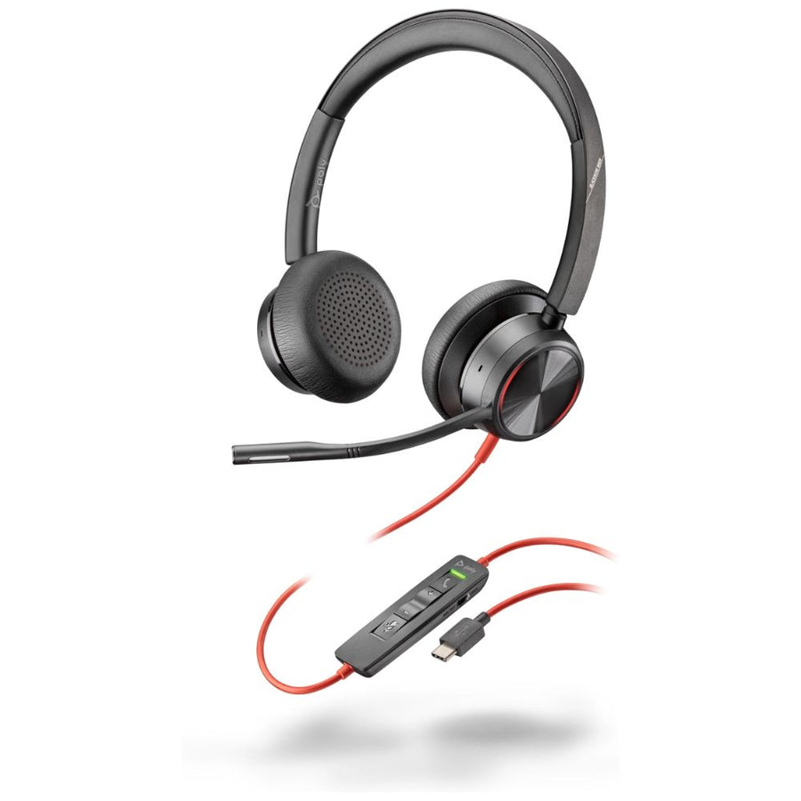 Plantronics Blackwire8225 ヘッドセット USB-C＆A Poly Blackwire 8225 USB-C/A Binaural Headset– Best4Headsets
