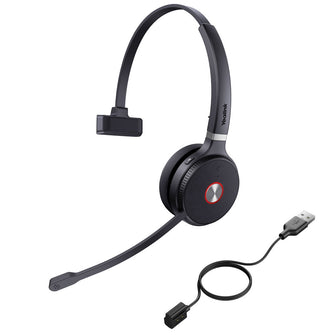 Yealink WHM621 Monaural Push to Talk DECT Headset, With Charging Cable
